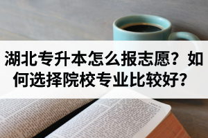湖北省專升本怎么報(bào)志愿？如何選擇填報(bào)院校專業(yè)比較好？