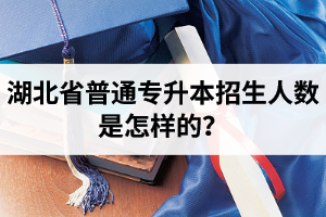 湖北省普通專(zhuān)升本招生人數(shù)是怎樣的？