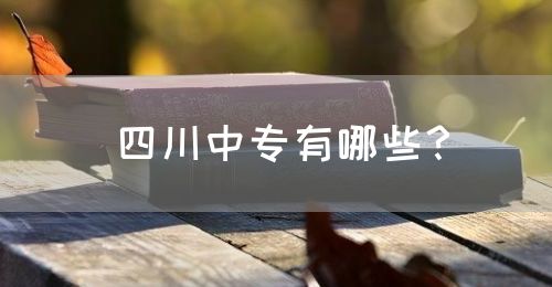 四川中專有哪些？(圖1)