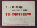長春市公共關系學?！W校榮譽