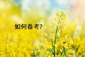 如何備考？